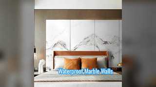 Водонепроницаемые мраморные стеновые панели экологичны и долговечны